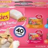 Purina Friskies Wet Cat Food Variety Pack, Surfin' & Turfin' Prime Filets Favorites - (40) 5.5 oz. Cans
