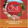 Purina ONE Natural Dry Dog Food, SmartBlend Chicken & Rice Formula - 8 lb. Bag