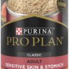Purina Pro Plan Sensitive Skin & Stomach, Adult Wet Dog Food, 12-Pack Cans 13 oz.