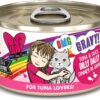 Weruva Wet Cat Food B.F.F. OMG - Best Feline Friend Oh My Gravy!, Tuna & Duck Dilly Dally with Tuna & Duck, 2.8oz Can (Pack of 12)