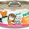 Weruva Wet Cat Food B.F.F. PLAY - Best Feline Friend Paté Lovers, Aw Yeah!, Tuna & Salmon Oh Snap!, 5.5oz Can (Pack of 8)