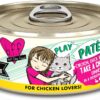 Weruva Wet Cat Food B.F.F. Play - Best Feline Friend Paté Lovers, Aw Yeah!, Chicken, Duck & Turkey Take a Chance with Chicken, Duck & Turkey, 5.5 Ounce (Pack of 8)