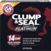 ARM & HAMMER Clump & Seal Multi-Cat Complete Odor Sealing Clumping Cat Litter with 14 Days of Odor Control, 18 lbs.