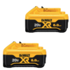 DEWALT DCB206-2 20-Volt MAX XR Premium Lithium-Ion 6.0Ah Battery Pack (2-Pack)