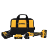 DEWALT DCG413R2 20-Volt MAX XR Cordless Brushless 4-1/2 in. Paddle Switch Small Angle Grinder with (2) 20-Volt 6.0Ah Batteries