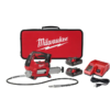 Milwaukee 2646-22CT M18 18V Lithium-Ion Cordless Grease Gun 2-Speed with (2) 1.5Ah Batteries, Charger, Tool Bag
