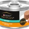Purina Pro Plan Grain Free Pate Wet Kitten Food, Chicken Entree - (24) 3 oz. Pull-Top Cans