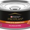 Purina Pro Plan Gravy Wet Cat Food, COMPLETE ESSENTIALS Salmon Entree in Sauce - (24) 5.5 oz. Cans