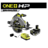 RYOBI PBLCS300K1 ONE+ HP 18V Brushless Cordless 7-1/4 in. Circular Saw Kit with 4.0 Ah HIGH PERFORMANCE Battery and Charger