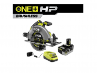 RYOBI PBLCS300K1 ONE+ HP 18V Brushless Cordless 7-1/4 in. Circular Saw Kit with 4.0 Ah HIGH PERFORMANCE Battery and Charger