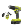 RYOBI PDD209K ONE+ 18V Cordless 3/8 in. Drill/Driver Kit with 1.5 Ah Battery and Charger
