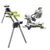 RYOBI TSS103-A18MS01G 15 Amp 10 in. Sliding Compound Miter Saw and Universal Miter Saw QUICKSTAND