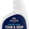 Rocco & Roxie Supply Co. Stain & Odor Eliminator for Strong Odor - Enzyme-Powered Pet Odor Eliminator for Home - Carpet Stain Remover for Cats and Dog Pee - Enzymatic Cat Urine Destroyer - Carpet Cleaner Spray