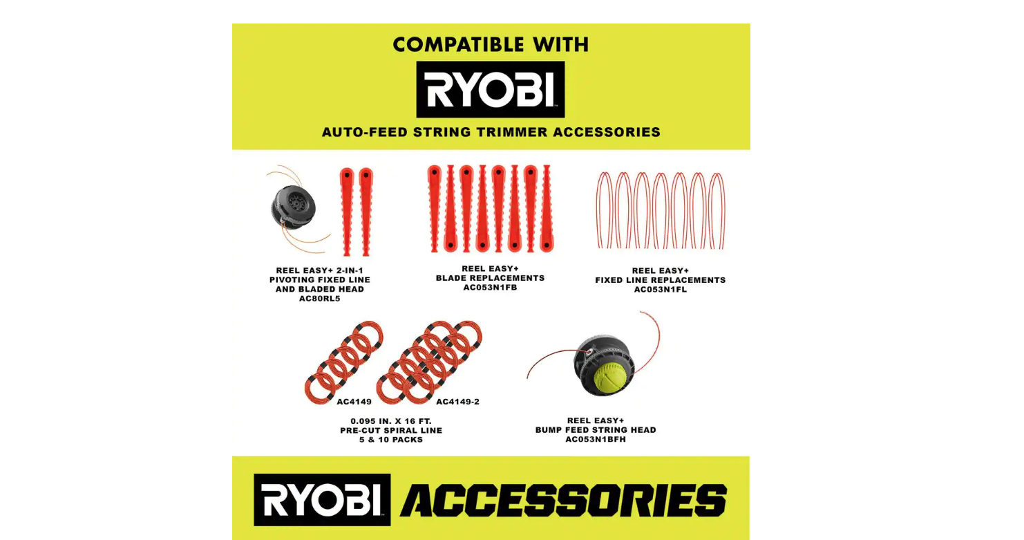 RYOBI RY40207BTLVNM 40V Brushless Cordless Battery Attachment