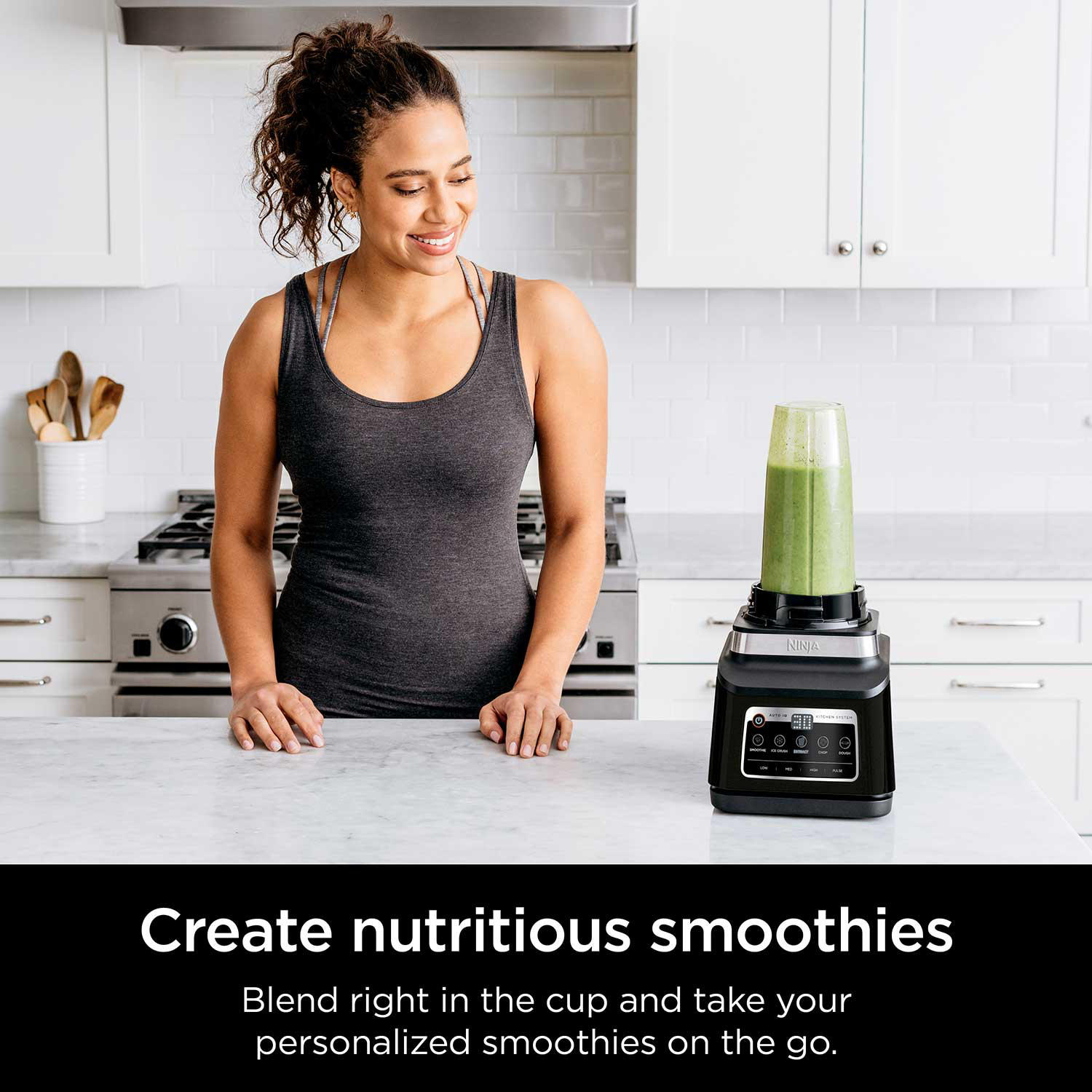 Press one button and this Ninja will slice up a smoothie (pictures) - CNET