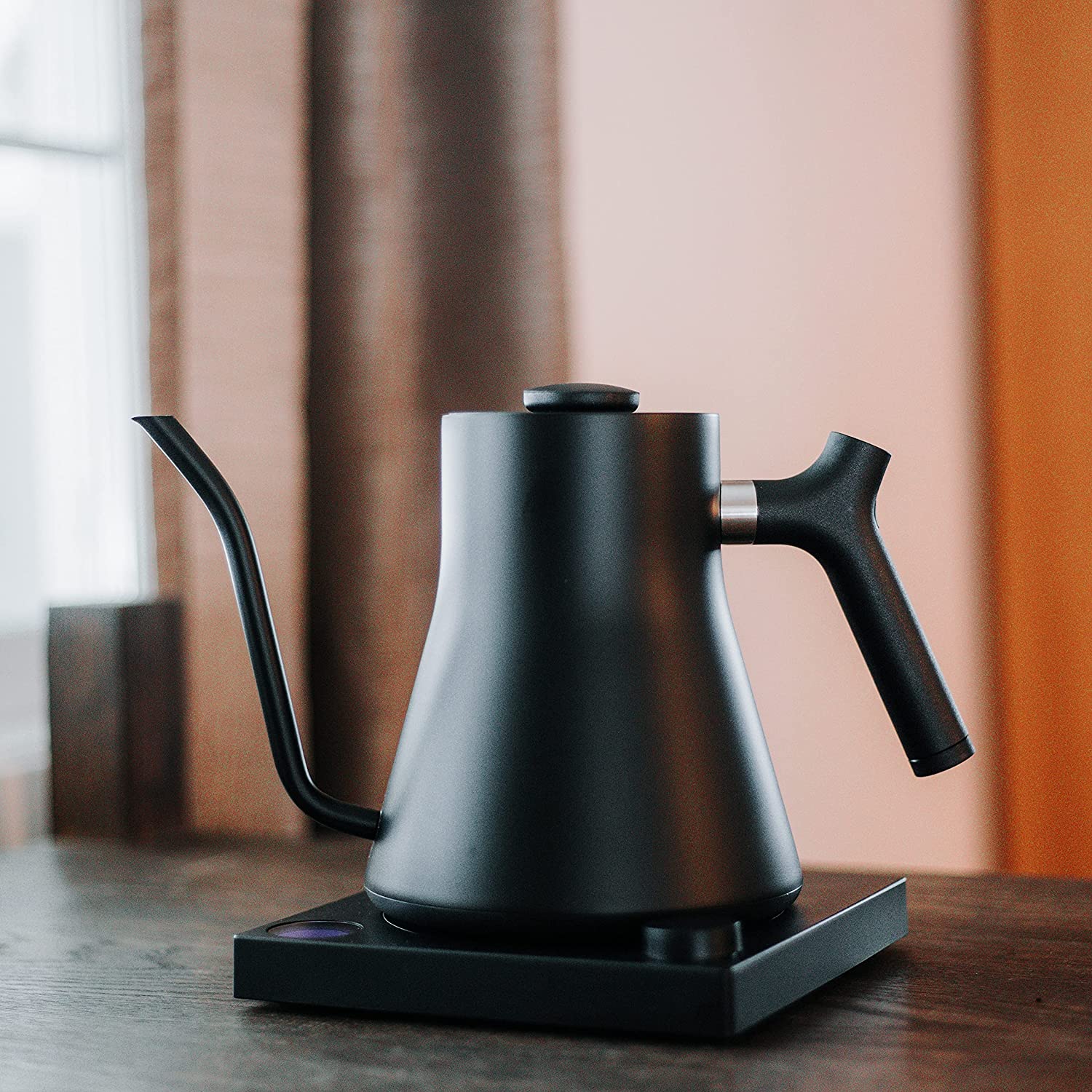 Electric Gooseneck Kettle, 0.9L Pour Over Kettle with Precise 1