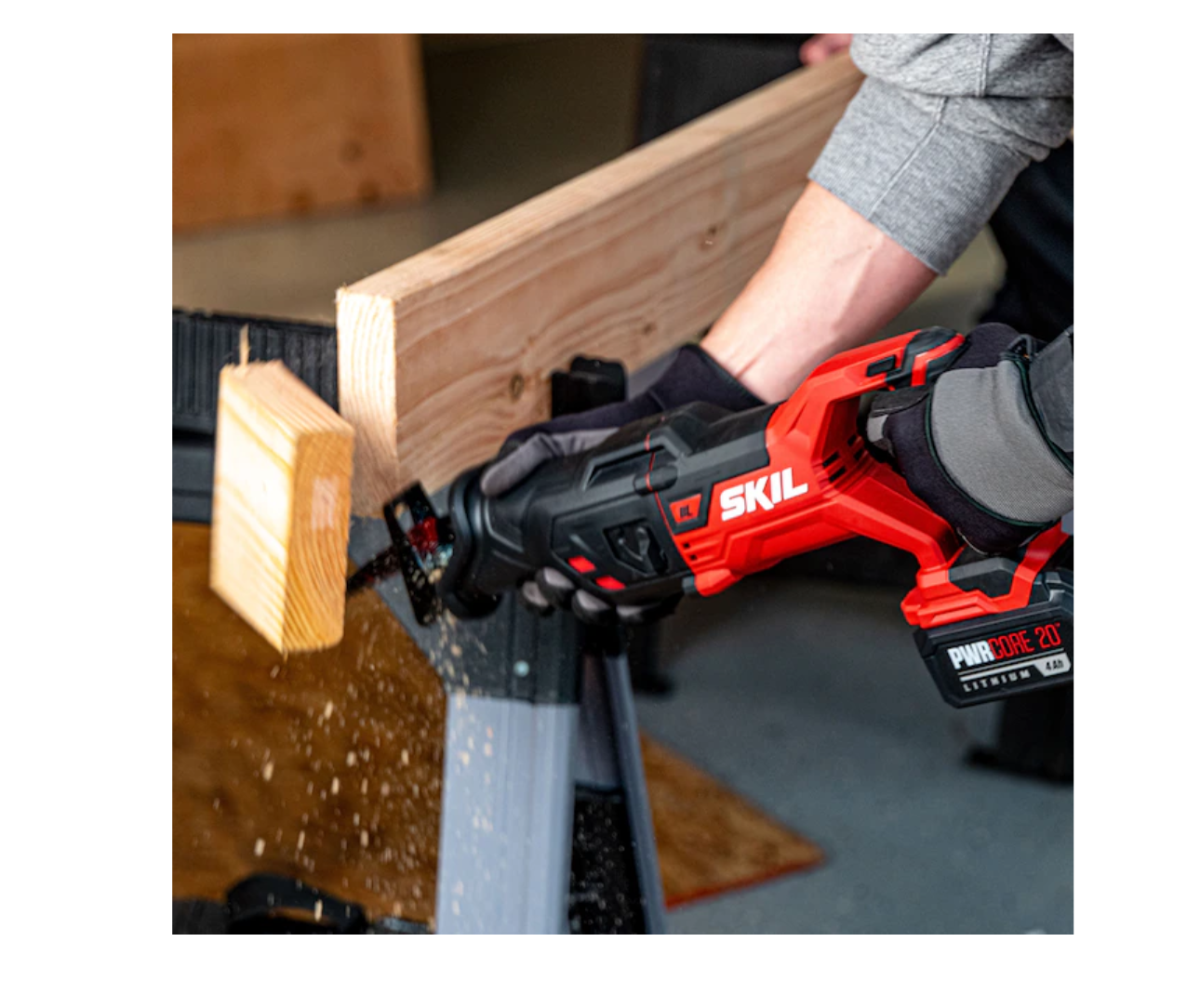 SKIL PWRCore 20 Brushless 20V Reciprocating Saw Kit RS5884-1A from