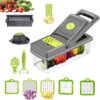 5 Core 11 in1 Vegetable Chopper Cutter Chopper Multifunctional Veggie Chopper with Container, Onion Chopper, Chopper Vegetable Cutter - Grey VC 11