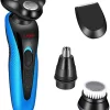 5 Core Electric razor for men Beard Trimmers 4 inch Razors 1 4D Men Waterproof Rotary Shaver Rechargeable Cordless Mens Razers  SHV-4