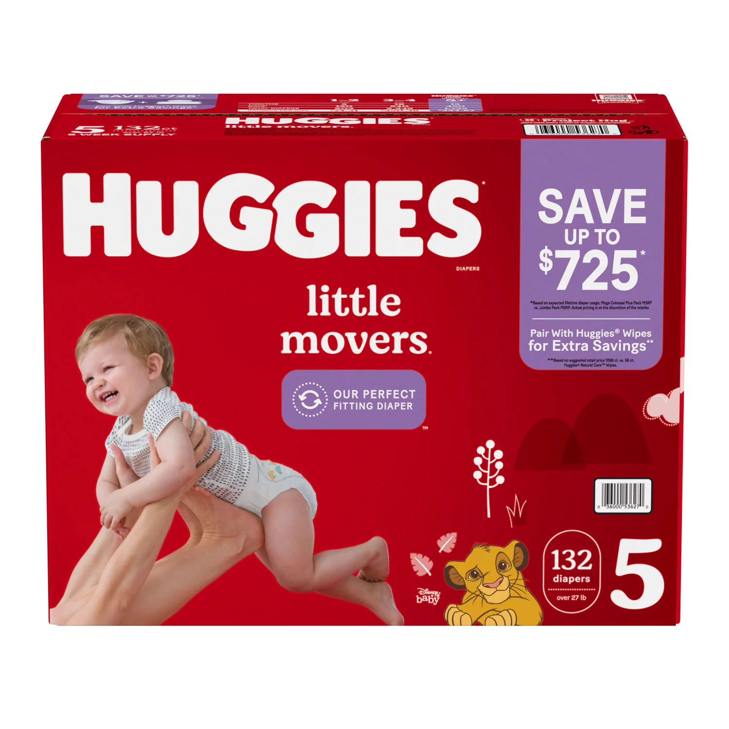 Little Movers® Plus Baby Diapers
