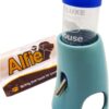 Alfie Pet - 2-in-1 Water Bottle with Hut for Small Animals Like Dwarf Hamster and Mouse - Color: Blue