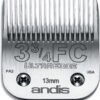 Andis Carbon-Infused Steel UltraEdge Dog Clipper Blade, Size-3-3/4 FC, 1/2-Inch Cut Length (64135)