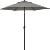 Astella  9-ft Solid Push-Button Tilt Market Patio Umbrella, Taupe