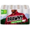 Brawny Tear-A-Square Paper Towels, 16 Double Rolls (120 2-ply sheets/roll, 16 rolls)