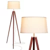 Brightech  61-in Walnut Brown Tripod Floor Lamp