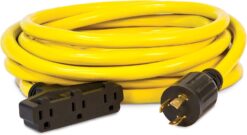 Champion 25ft Generator Cord, L5-30P to (3) 5-15R