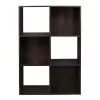 ClosetMaid  35.88-in H x 24.13-in W x 11.63-in D-Drawers Espresso Stackable Wood Laminate 6 Cube Organizer