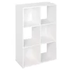 ClosetMaid  35.88-in H x 24.13-in W x 11.63-in D-Drawers White Stackable Wood Laminate 6 Cube Organizer