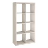 ClosetMaid  57.95-in H x 29.87-in W x 13.5-in D Bleached Walnut Wood Laminate 8 Cube Organizer