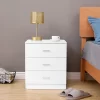 3-Drawer Dresser in White 22.05 x 13 x 25.98