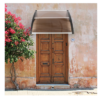 40"x40" Back Door Canopy Polycarbonate Window Door Awning Outdoor Patio Shelter (Brown)