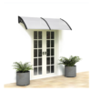 80"x 40" Outdoor Front Door Window Awning Patio Canopy Rain Cover UV Protected Eaves RT