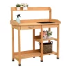Garden Workbench With Drawers And Sink 45.2 x 17.7x 47.6