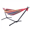 Hammock Set Steel Stand Outdoor Camping Hanging Swing Bed Stripe YJ