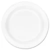 Dart Concorde Foam Plate, 9" dia, White (500 ct.)