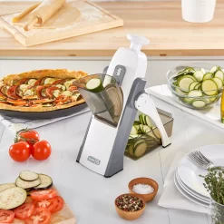 westlion Safe Slice Mandoline Slicer, Julienne + Dicer for Vegetables, Meal  Prep & More with 30+ Presets & Thickness Adjust Kitchen Chopping Artifact