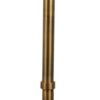 Decor Therapy Zadar Brass Floor Lamp with Drum Shade, Beige