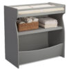 Delta Children 2-in-1 Changing Table and Storage Unit, Gray