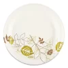 Dixie Pathways Soak-Proof Shield Paper Plates, 8 1/2, Grn/Burg (500 ct.)