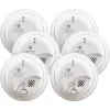 First Alert  Brk 6-Pack Hardwired Combination Smoke and Carbon Monoxide Detector