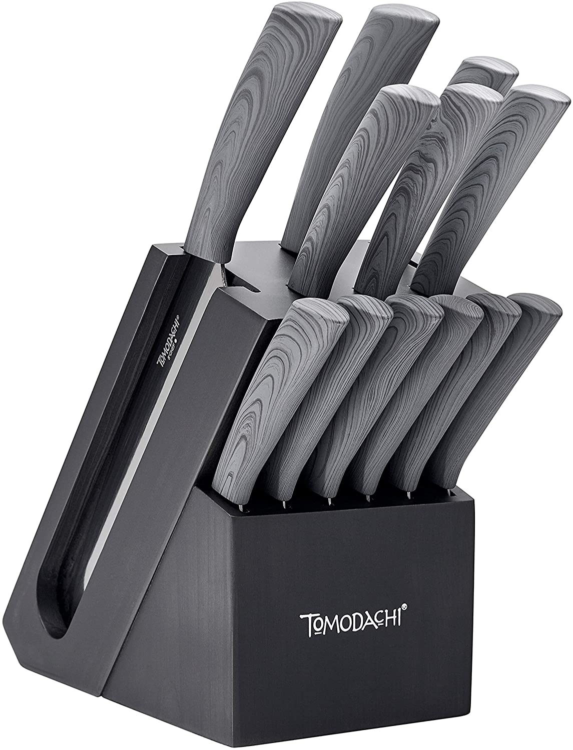 Hampton Forge Tomodachi Raintree Ash 3-Pc. Knife Set with Blade Guards