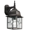 Harbor Breeze  Litshire 1-Light 15.62-in Oil-Rubbed Bronze Outdoor Wall Light