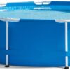 INTEX 28201EH 10ft x 30in Metal Frame Pool with Cartridge Filter Pump (Blue)