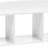 IRIS  Kids Furniture White 3-Compartment Wood Kids Bookcase (13.39-in W x 17.09-in H x 39.92-in D)