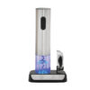 Kalorik Electric Wine Bottle Opener, Charging Base, Foil Cutter, Stainless Steel.