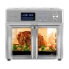 Kalorik MAXX Digital Air Fryer Oven AFO 46045 SS 26 Quart 10-in-1 Countertop Toaster Oven & Air Fryer Combo - Rotisserie, Broiler, Dehydrator, & More | 9 Accessories & Cookbook | 21